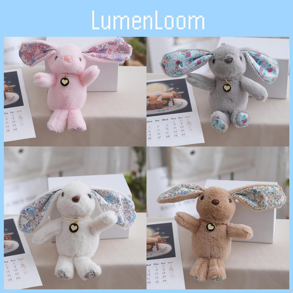 Rabbit Floral Cute Doll Designed With A Heartshaped Pendant For Holiday Present