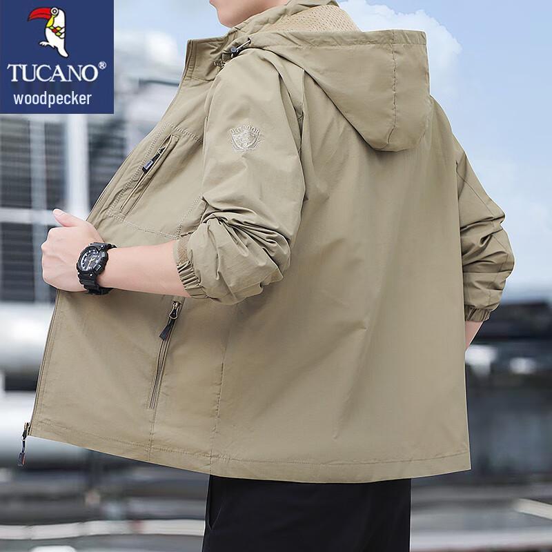 Tucano Men's Spring Autumn Hooded Outdoor Jacket