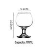ZISIZ Creative Glass Brandy & Whiskey Tumbler