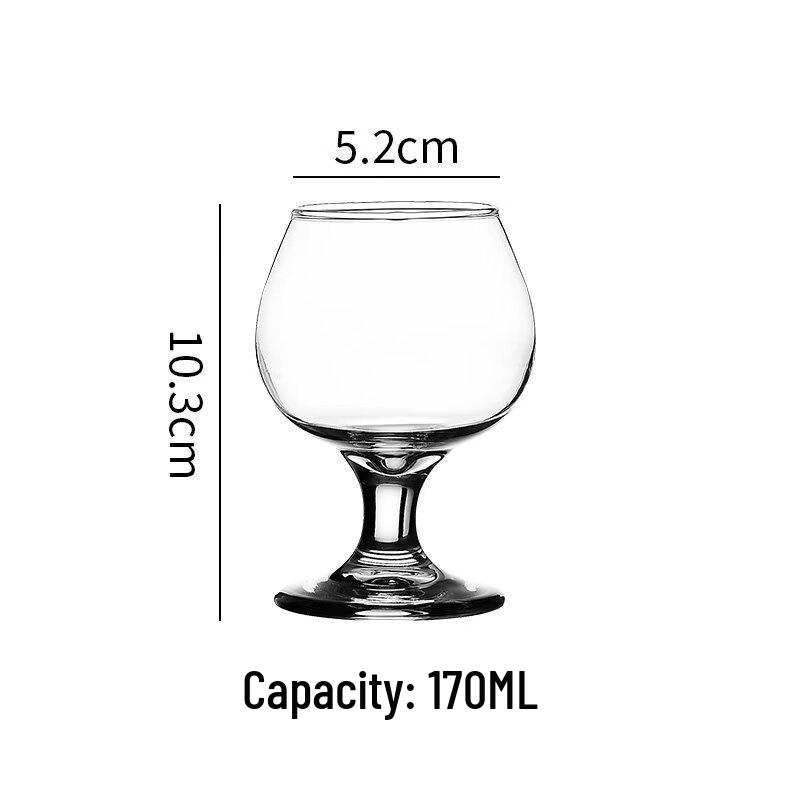 ZISIZ Creative Glass Brandy & Whiskey Tumbler