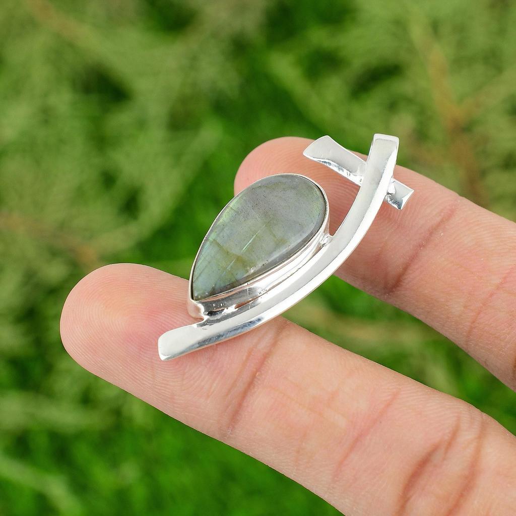 Friendship Day Sale 925 Sterling Silver Labradorite Gemstone New Pendant Jewelry