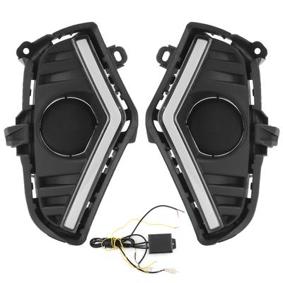 2 piezas Luz de circulación diurna LED con luz antiniebla Accesorio para coche Apto para RAV4 2019-2020