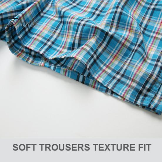 Men Elastic Cotton Loose Underpants Soft Stretchy Blended Panties