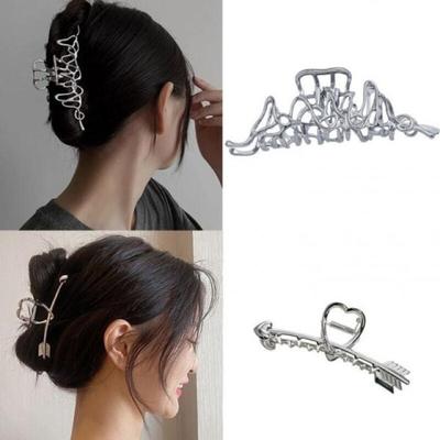 Unique Silver Hair Clip