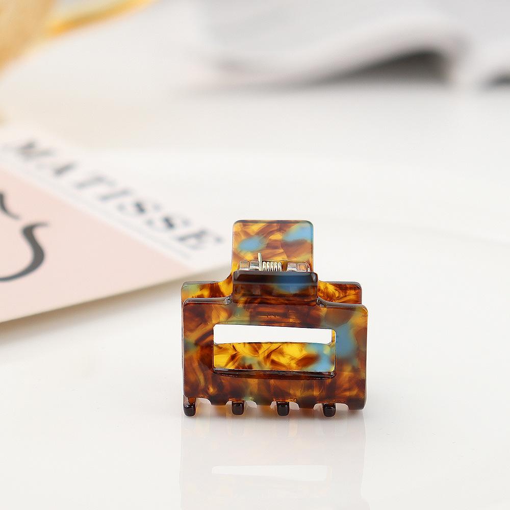Square Shark Hairpins Acetic Acid Hair Clips for Women Girls' Outdoor Hair Ornaments Hair Jewelry Pins