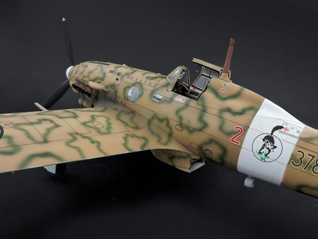 Italeri Scale WWII Italian Macchi Veltro Plastic Model Kit with Japanese Instructions 1/32 MC.205 (IT2519JP)