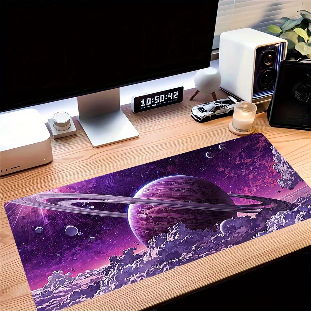 Large Multi-Size Non-Slip Rubber Base Cosmic, Nebula, Planetary Mouse Pad, Stitched Edges Keyboard Desk Mat for School, Office, Home, Gift f