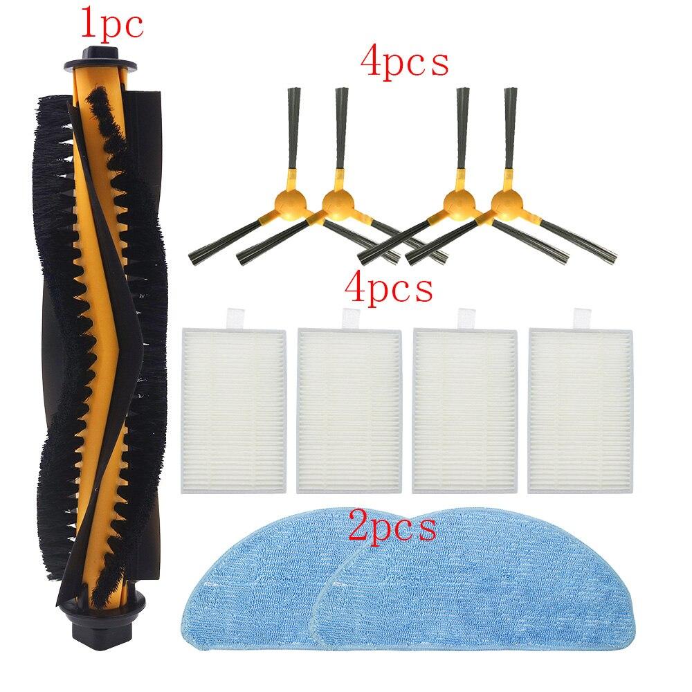 Vacuum Cleaners Parts Accessories for MOOSOO Robot RT30 RT40 RT50 R3 R4 Main Brush HEPA Filter Side Brush Kits Accessory Set