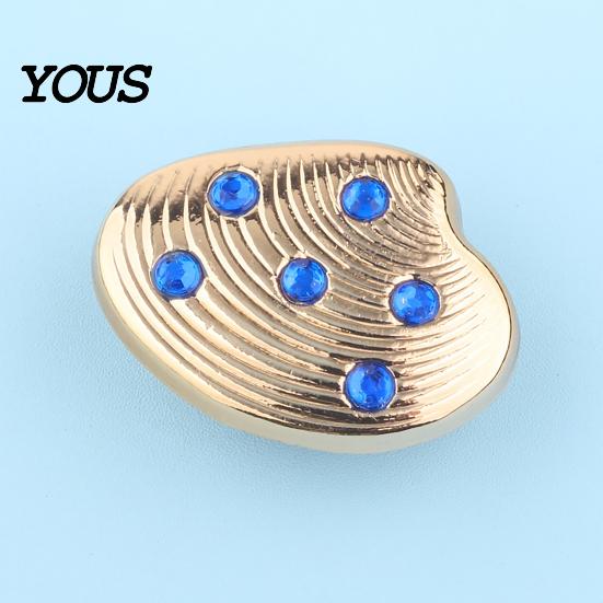 Faux Perlen Schuhanhänger 6 Stück/Set Sommer Strand Anhänger, Goldfarbene Muschel Seestern Strass Meeresmotiv Dekorationen für Clogs Damen Mädchen