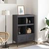 VidaXL High Buffet, Cabinet with Legs and Compartments, Storage Furniture, Living Room Organizer, Anthracite 843104