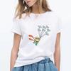 Little Prince White Print Women's Short Sleeve T-Shirt