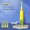 Cartoon-Themed IP7 Waterproof Kids' Sonic Electric Toothbrush with Soft U-Shaped Bristles