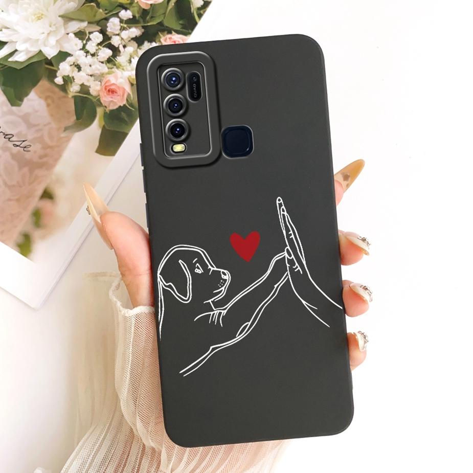 For Vivo Y30 Y50 Case 1935 1938 Cute Cat Duck Cartoon Cover Soft TPU Phone Cases For Vivo Y50 Y 30 VivoY30 VvioY50 Fundas Bumper