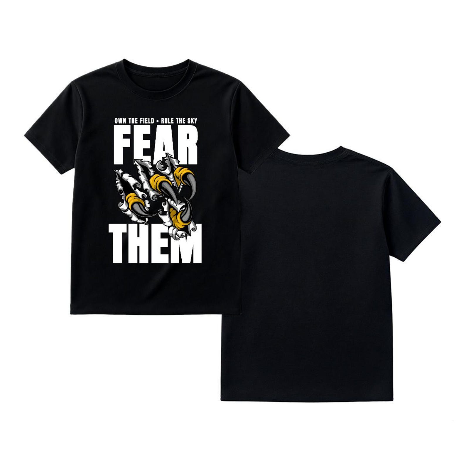 Fear Them Football Shirt – Eagle Talons Graphic Tee – Game Day Rivalry Apparel XL