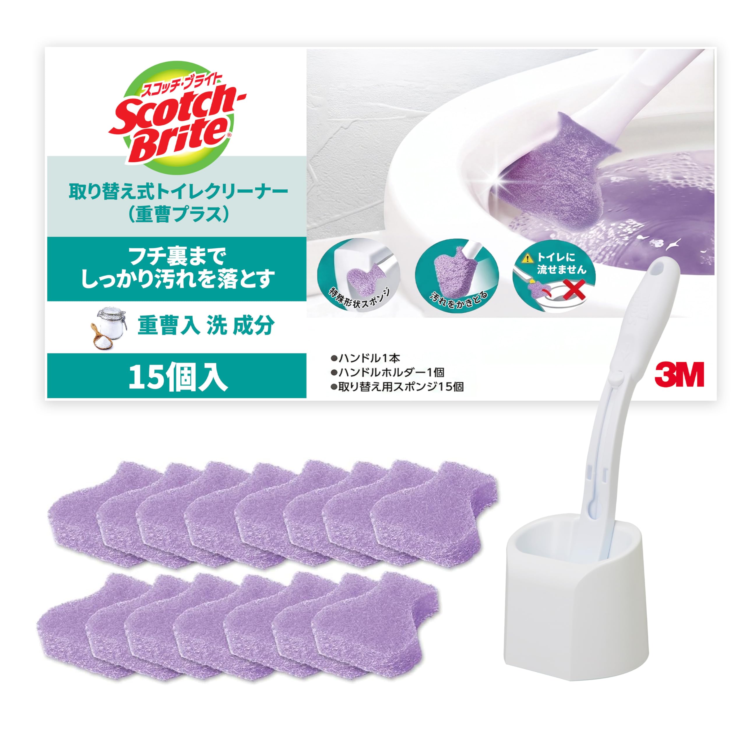 3M Toilet Cleaning Baking Soda Disposable