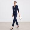 Women's Navy Blue Professional Business Suit Set