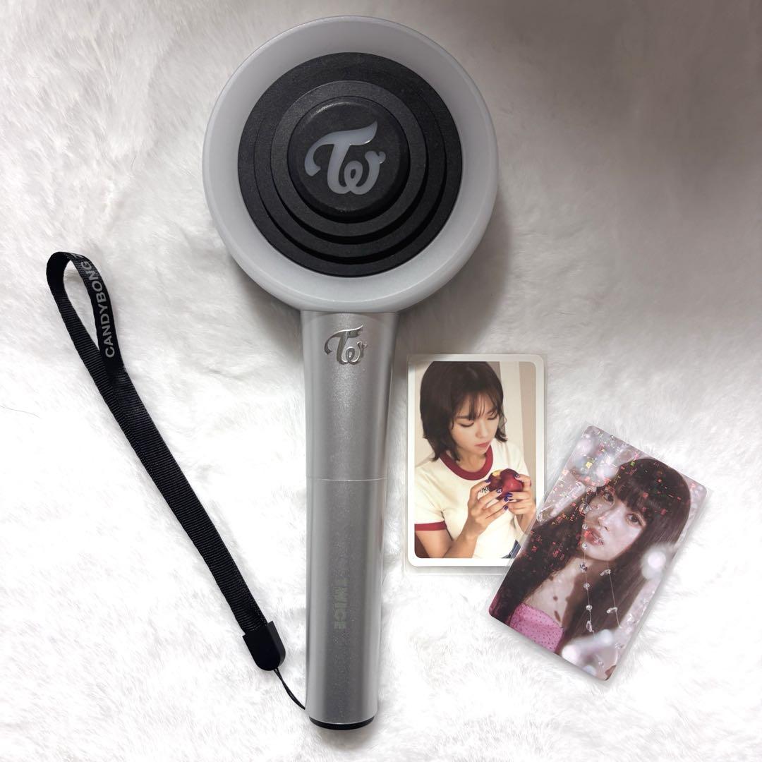 

[USED] TWICE CANDYBONG Z Silver with bonus trading card