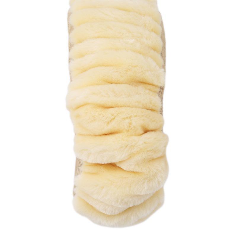 3pcs/set Universal Plush Warm Car Steering Wheel Covers Winter Faux Fur Hand Brake Gear Cover Set For 36-40CM