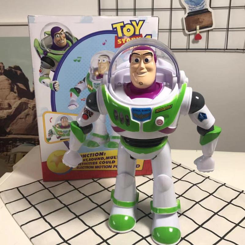 

Toy Story Buzz Lightyear Woody Featuring Wings Doll Action Figure Toy Mobile Robot Cartoon Handmade Model Adorable Figures Present designed for Child