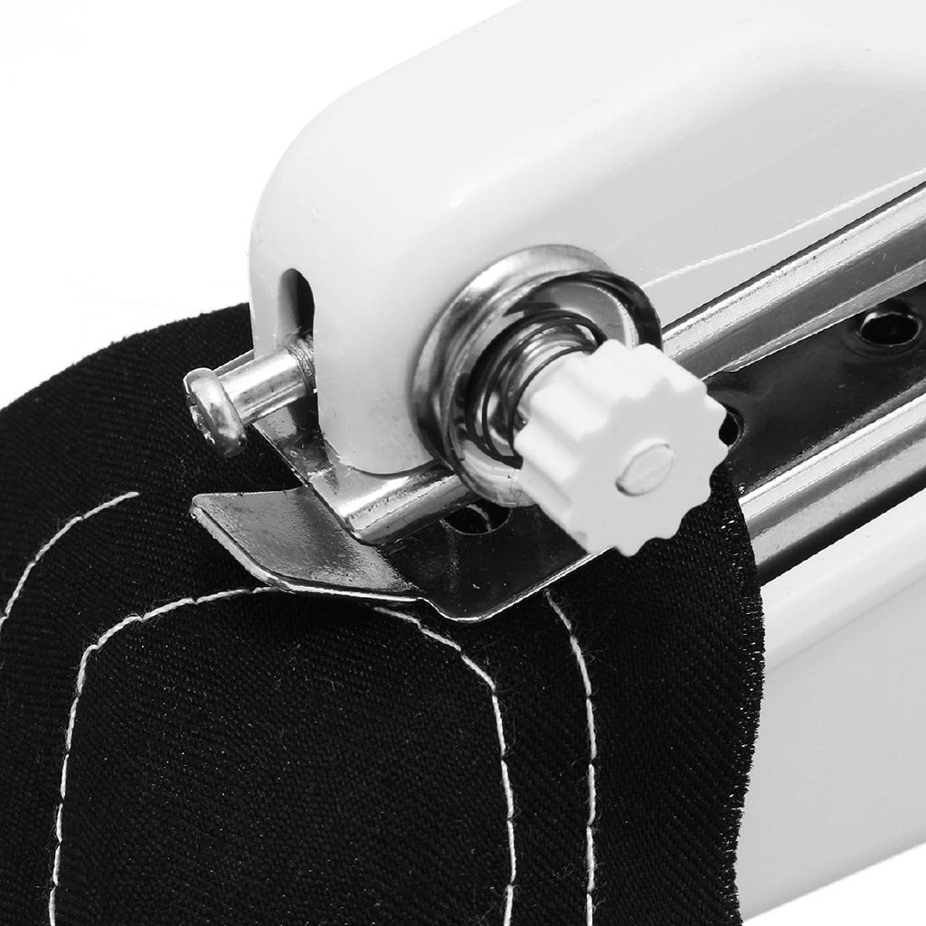 Mini Portable Household Hand Sewing Machine 10 Line Coils Quick Stitch Sew Needlework Cordless Clothes Electronic Sewing Machine DC 6V