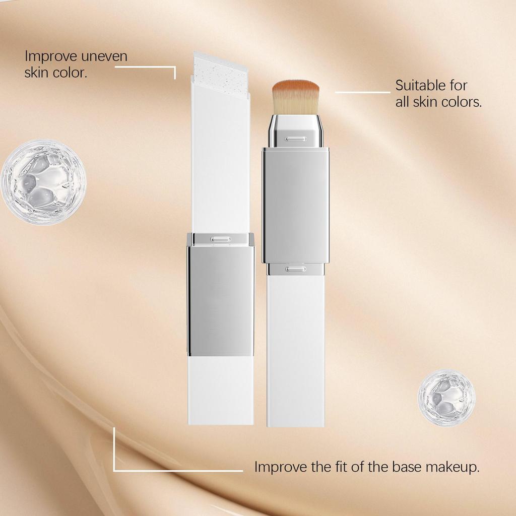 2-in-1 Foundation Stick Multifunktional Leicht Aufhellend Matt Foundation Base Make-up Magischer Farbwechselnder Foundation Stick