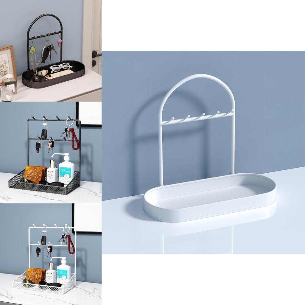 Nowoczesny Minimalistyczny Organizer na Klucze Elegancka Półka do Przedpokoju do Dekoracji Domu