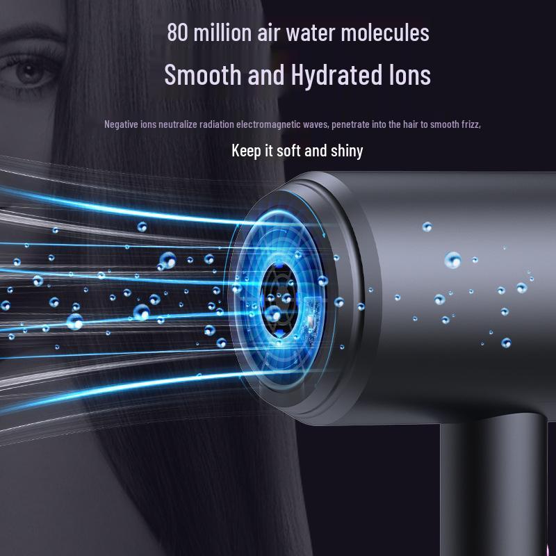 High-Power Multi-Speed Portable Hair Dryer, Constant Temperature, Hot/Cold Air, Ideal for Home and Dorm Use