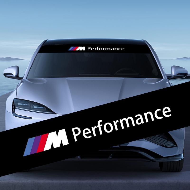 M LOGO Emblem Car Front Windshield Stickers Front and Rear Decorative For BMW G31 G32 5 7 Series I8 I12 I15 G01 G02 G05 G07 X1 X2 X3 X4 X5 X6 X7