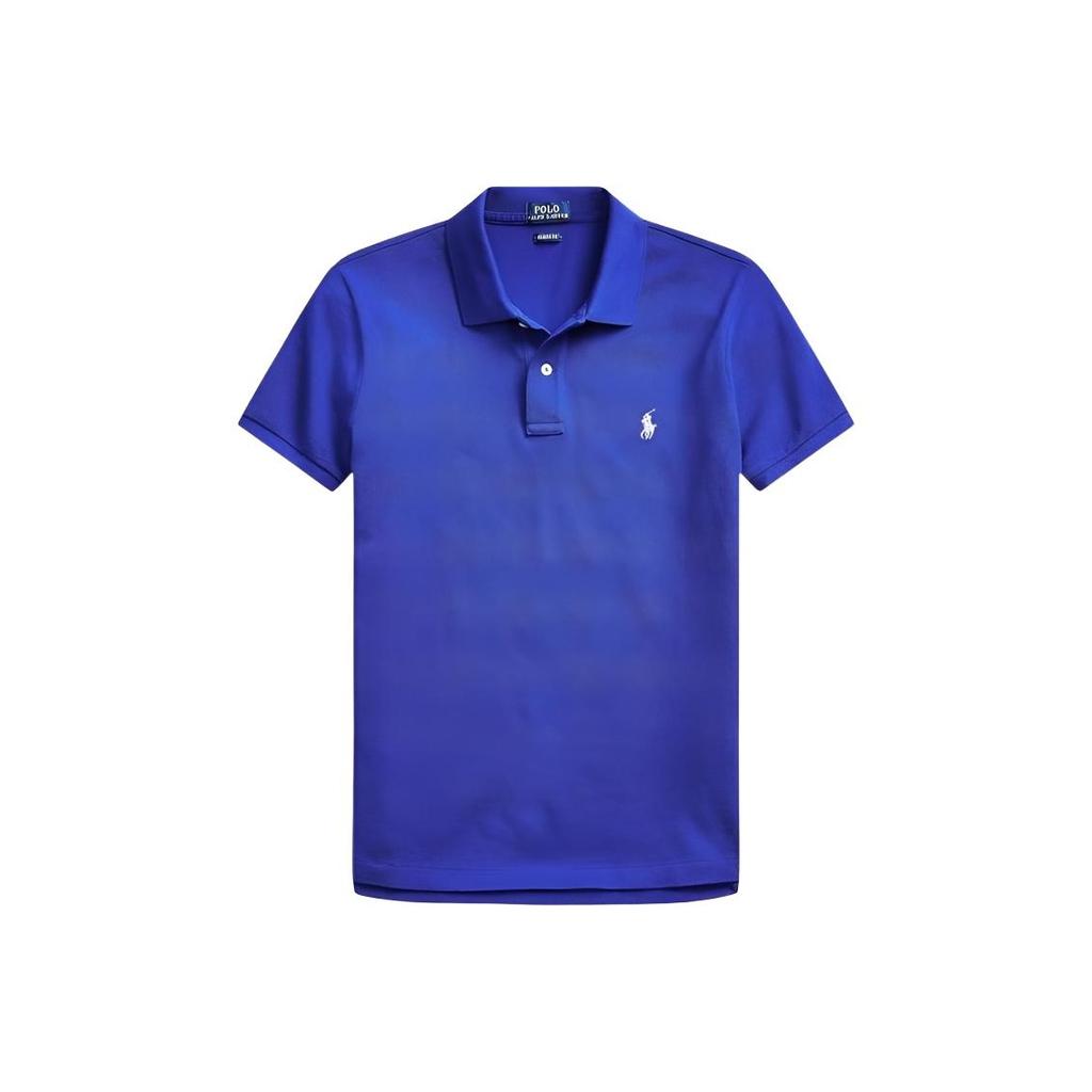 Polo Ralph Lauren Logo Embroidered Cotton Short Sleeve Polo Shirt Women tops 211569958-095