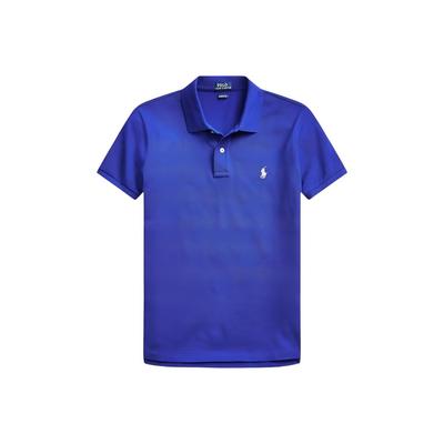 Polo Logo Haftowane Bawełniane Polo z Krótkim Rękawem Damskie topy 211569958-095