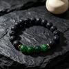 TK Bestseller Green Crystal & Volcanic Stone Beaded Bracelet
