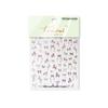 Tomoni 3D Crystal Diamond Nail Stickers for Children - Red Bowknot & Heian Design