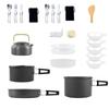 Hanlu Outdoor Camping Cookware and Teapot Set