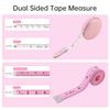 2pcs Retractable 1500mm 60inch Flexible Soft Tape Measure Body Measurement Sewing Tailoring Measuring Kit