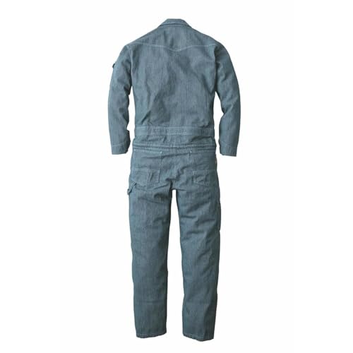 GRACE ENGINEERS Long-Sleeve Coveralls (Hip Open Zipper) All-Season Hickory GE105H 19 L
