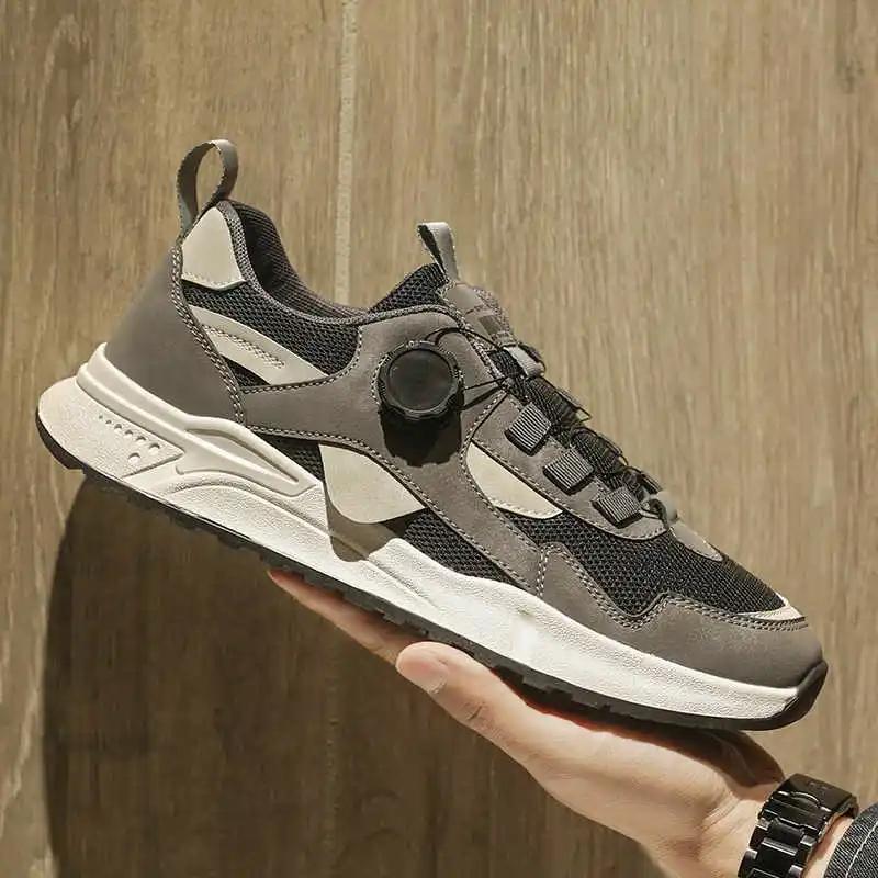 Fashion In The Forest Lace Up Suppliers Flats Sneakers Men Walking Shoes Casual Men's Sneakers Sport Tenisky Tensi High-end