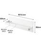 Yamazaki Magnetic Kitchen Towel W28 X X Tower Towel Easy To Install with Model 3099 Rack, Wide, White, Approx. D4.5 H5cm, Rack, Magnet,