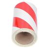 Red And White Reflective Warning Tape 20cm Wide 30m Long Durable Adhesive Traffic Safety Marking Film For Industrial And Outdoor Us