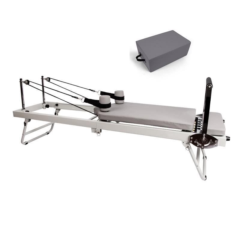Velké skládací Pilates Reformer vybavení Core Yoga postel Domácí fitness hubnutí Ocel ABS oceli materiál Pilates stroj