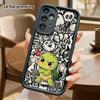 Phone Case: 2D Flat Samsung Galaxy A34 A35 M05 M06 S20 S22 S21 FE Plus 5G Protective Case, Angry Little Turtle, Christmas and Halloween Gift