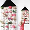 Advent Calendar for Hanging Christmas Ornament for Filling Christmas Calendar Fillable Advent Calendar Fabric