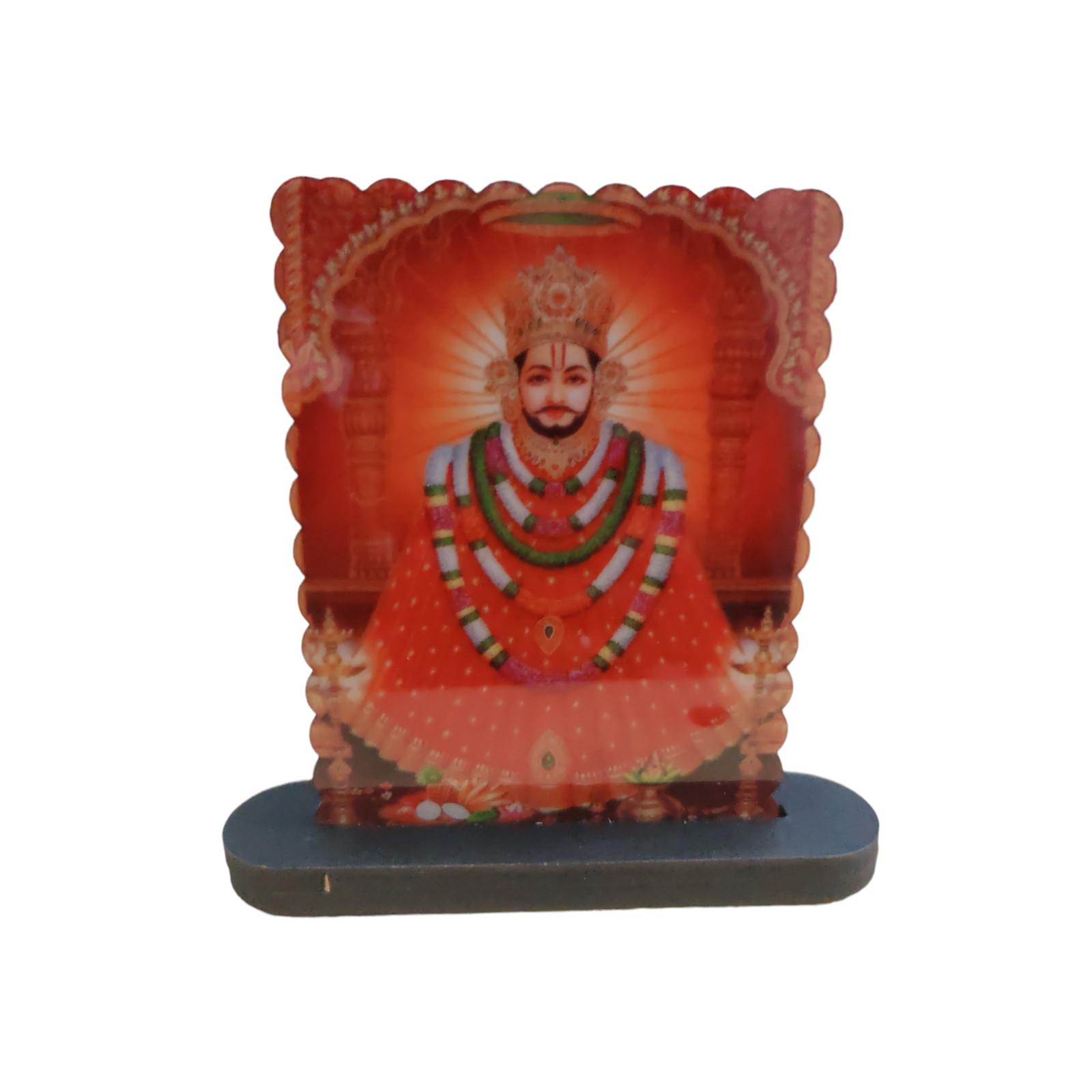 @ Indian Traditional Wooden Khatu Shyam Baba For Car Dashboard UKR804_60%OFF