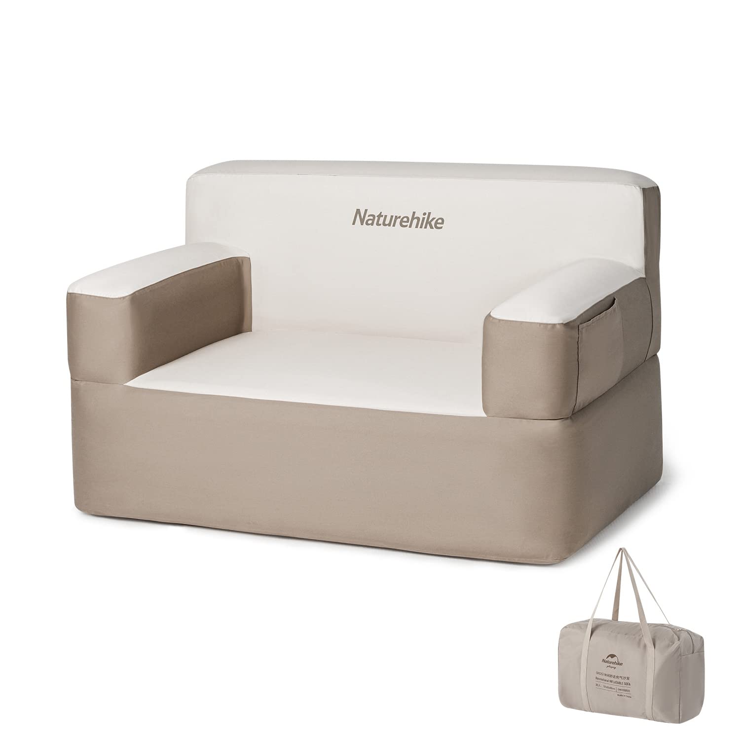 

Naturehike Official Shop Air Couch Air Sofa Chair with Electric Easy 300kg Weight Washable Indoor Furniture Built-in Pump, Setup, Capacity, Cover,