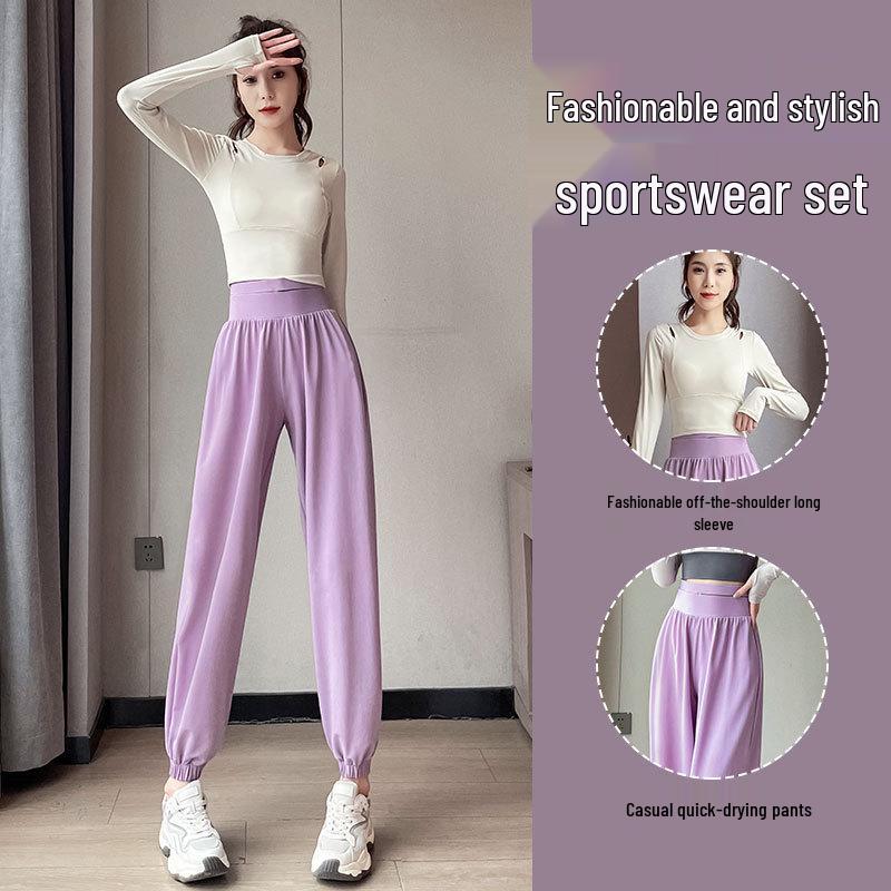 Women's Summer 2024 Casual Sportswear Set: Black Slimming Fitness Apparel for Running & Yoga