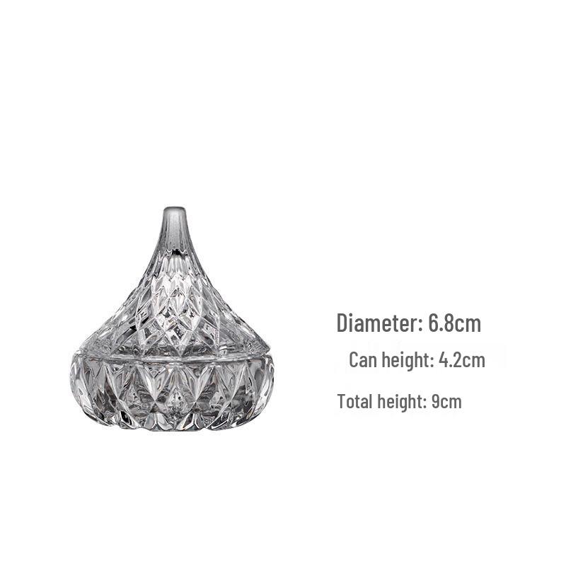 Clear Glass Yurt Candy and Candle Jar with Lid - Ideal for Weddings and Storage