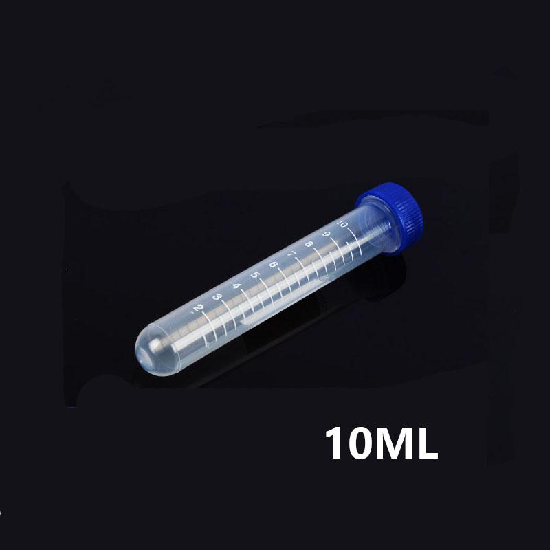 10ml/15ml Screw Cap Round-bottom Graduated Centrifuge Tube Plastic Centrifuge Tube