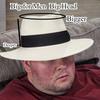 Große Größe XL 63 cm Reise Panama Jazz Strohhut Sommer Sonnenhüte für Damen Herren Hochzeit Breiter Rand Fedora Stroh Strandhut UV UPF 50+