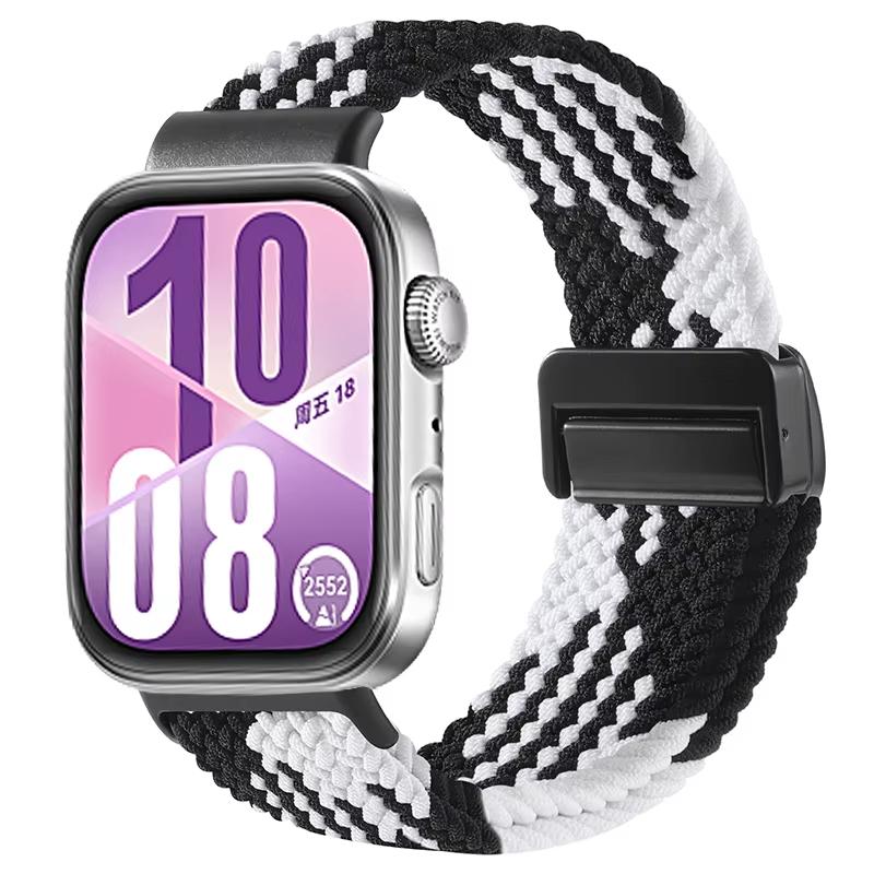 Magnetic band For HUAWEI watch fit 3 4 pro strap Smartwatch Accessories Braided solo loop Bracelet correa huawei watch fit4 band