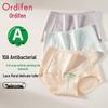 Audifen Women's 100% Cotton Antibacterial Lace Briefs - 3 Pack