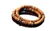 Prayer Sandalwood Bracelet in Paulownia Wood Box [Kyoto Beads] (Smoky Quartz)